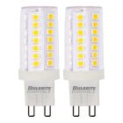 Bulbrite 861604 LED5G9/30K/120/D-2PK Pack of (2) 5 Watt 120V Dimmable Clear T6 LED Mini Light Bulbs with Bi-Pin (G9) Base, 3000K Soft White Light, 550 Lumens
