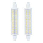Bulbrite 861606 LED10R7S/30K/L/D-2PK Pack of (2) 10 Watt 120V Dimmable Clear J-Type LED Mini Light Bulbs with Recessed Single Contact (R7S) Base, 3000K Soft White Light, 1100 Lumens