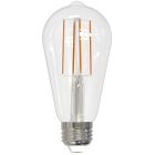 Bulbrite 861619 LED7ST18/30K/FIL/D/B-8PK 7W LED ST18 3000K FILAMENT E26 DIM-8PK