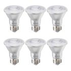Bulbrite 861760 LED6PAR20/FL40/930/WD/2-6PK Pack of (6) 6.5 Watt Dimmable Flood PAR20 Medium (E26) LED Light Bulb - 488 Lumens, 3000K, and 90 CRI