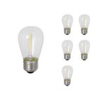 Bulbrite 862153 LED1S14/24K/FIL-6PK 0.7W LED S14 2400K FILAMENT 6PK