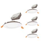 Bulbrite 862657 LED12JBOXDL/4HL/827/WHRD/D-4PK 12W LED 4" HIGH LUMEN RECESSED DOWNLIGHT W/ METAL JBOX WHITE ROUND DIMMABLE 80CRI 2700K 120V-4PK