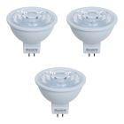 Bulbrite 862672 LED7MR16FL35/75/930/J/D-3PK Pack of (3) 7.5 Watt Dimmable Flood MR16 Bi-Pin (GU5.3) LED Bulb - 570 Lumens, 3000K, and 90 CRI