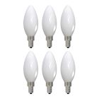 Bulbrite 862689 LED4B11/30K/FIL/M/3-4PK 4.5W LED B11 3000K FILAMENT MILKY E12 FULLY COMPATIBLE DIMMING-4PK