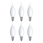 Bulbrite 862691 LED5CA10/27K/FIL/M/3-4PK Pack of (4) 5 Watt Dimmable CA10 LED Light Bulbs with Milky Glass Finish and Candelabra (E12) Base, 2700K Warm White Light, 500 Lumens