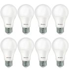 Bulbrite 862714 LED9A19/B60W/830-8PK 9W LED A19 60W EQUIV BASICS NON-DIMMABLE 3000K E26 120V-8PK