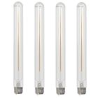 Bulbrite 862774 LED5T9L/27K/11/FIL-4PK LED Filament Pack of (4) 5 Watt Dimmable 11 Inch T9 Light Bulb with Clear Glass Finish and Medium (E26) Base - 2700K (Warm White Light), 350 Lumens