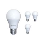 Bulbrite 862791 LED9A19/930/D2D-4PK Dusk to Dawn Pack of (4) 9 Watt A19 LED Light Bulb with Frosted Glass Finish and Medium (E26) Base - 3000K (Soft White Light), 800 Lumens