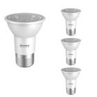 Bulbrite 862812 LED6PAR16FL35/50/830/D/4-4PK LED Filament Pack of (4) 6.5 Watt Dimmable PAR16 Light Bulbs with Frost Glass Finish and Medium (E26) Base - 3000K (Cool White Light), 500 Lumens
