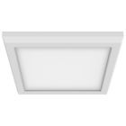 NUVO 62-1747 (BLINK 7" SQUARE 11W 0-10V) BLINK Pro - 11 Watt - 7 Inch LED Fixture - 3000K - Square Shape - White Finish - 120/277 Volts