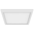 NUVO 62-1759 (BLINK 9" SQUARE 13W 0-10V) BLINK Pro - 13 Watt - 9 Inch LED Fixture - 4000K - Square Shape - White Finish - 120/277 Volts