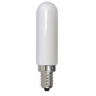 Bulbrite 862854 LED4T6/30K/FIL/M/3-4PK 4.5 Watt Dimmable T6 Light Bulbs with a Milky Finish and Candelabra (E12) Base - 3000K (Soft White Light), 400 Lumens-4pk