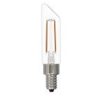 Bulbrite 862860 LED4T6SL/30K/FIL/3-4PK 4.5 Watt Dimmable T6SL Light Bulbs with a Clear Finish and Candelabra (E12) Base - 3000K (Soft White Light), 400 Lumens-4pk