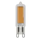 Bulbrite 862864 LED4G9/27K/W/D-4PK 3.5 Watt Mini T4 Light Bulbs with Clear Finish and Bi-Pin (G9) Base - 3000K (Soft White Light), 300 Lumens-4pk