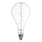 Bulbrite 776300 LED4PS52/22K/FIL Grand LED Filaments PS52 Pear Shaped Oversized Light Bulb, 60 Watt Equivalent, Clear