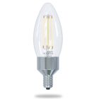 Bulbrite 861801 (SL4WB11/90/W/CL/3PK) SMART LED WIFI BULB 4W B11 90CRI WHITE LIGHT CLEAR BLUNT TIP 40W EQUIVALENT 3PK