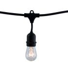 Bulbrite 810002 STRING15/E26-S14KT STRING15/E26-S14KT Outdoor, Garden, Patio, Wedding, Party, Holiday, Lawn, and Landscape String Light w/ 11 Watts Incandescent Bulbs, 48-Feet, 15 Lights