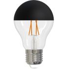 Bulbrite 862061 LED5A19/27K/FIL/HB/3-4PK 5W LED A19 2700K FILAMENT HALF BLACK FULLY COMPATIBLE DIMMING-4PK