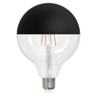 Bulbrite 862064 LED6G40/27K/FIL/HB/3-2PK 6W LED G25 2700K FILAMENT HALF BLACK FULLY COMPATIBLE DIMMING-2PK