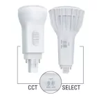 Naturaled  4673 (LED6PL/V/65L/2P/GX23/8C3/AB )PL-V 6W 120-277V GX23 (2-Pin) Base 50,000 Hr 650 3500K/4000K/5000K