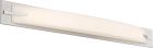 Nuvo 62/1083 Bow LED 39 in.; Vanity Fixture; Brushed Nickel Finish