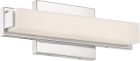 Nuvo 62/1101 Slick LED 13 in.; Vanity Fixture; Polished Nickel Finish