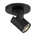 NUVO 62/1105 12W LED BARREL MONOPOINT 12 Watt; LED; Black; Barrel; Monopoint; 3000K; 36 deg. Beam Angle