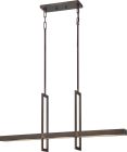Nuvo 62/116 Frame; 3 Module Island Pendant with Frosted Glass