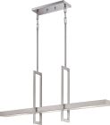 Nuvo 62/136 Frame; 2 Module Island Pendant with Frosted Glass