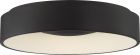 Nuvo 62/1452 Orbit; 20W LED Flush Mount; Black Finish