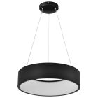 NUVO 62-1456R1 (ORBIT LED 20W PENDANT) Orbit - 20 Watt LED Pendant - CCT Selectable 3000K/4000K/5000K - Black Finish