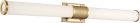 NUVO 62/1603 Caper; LED Vanity; Brushed Brass with Frosted Lens