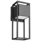 NUVO 62/1654 Supreme; 18W LED; Medium Wall Lantern; Matte Black Finish