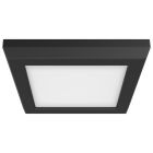 NUVO 62-1705 9W LED 5 SQ BLACK Blink - 9W; 5in; LED Fixture; CCT Selectable; Square Shape; Black Finish; 120V