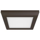 NUVO 62-1706 9W LED 5 SQ BRONZE Blink - 9W; 5in; LED Fixture; CCT Selectable; Square Shape; Bronze Finish; 120V
