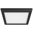 NUVO 62-1715 11W LED 7 SQ BLACK Blink - 11W; 7in; LED Fixture; CCT Selectable; Square Shape; Black Finish; 120V