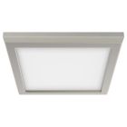 NUVO 62-1717 11W LED 7 SQ BR. NICKEL Blink - 11W; 7in; LED Fixture; CCT Selectable; Square Shape; Brushed Nickel Finish; 120V