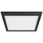 NUVO 62-1725 13W LED 9 SQ BLACK Blink - 13W; 9in; LED Fixture; CCT Selectable; Square Shape; Black Finish; 120V
