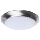 NUVO 62-1802R1 (7" LED DISK LIGHT BN FINISH) 7 Inch LED Disk Light - 27K/3K/35K/4K/5K CCT Selectable - Brushed Nickel Finish