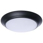 NUVO 62-1804R1 (7" LED DISK LIGHT BLACK FINISH) 7 Inch LED Disk Light - 27K/3K/35K/4K/5K CCT Selectable - Black Finish