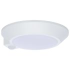 NUVO 62-1820R1 (7" LED DISK LIGHT W/ OCC WHITE) 7 Inch LED Disk Light - 27K/3K/35K/4K/5K CCT Selectable - Occupancy Sensor - White Finish
