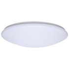 NUVO 62-1858 (19" LED CLOUD FIXTURE) 19 Inch LED Cloud Fixture - 25 Watts - 27K/30K/35K/40K/50K CCT Selectable - Round Shape - White Finish - 120 Volt