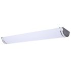 NUVO 62-1880 (LED GLAMOUR 50" LINEAR CEILING) Glamour - LED 50 Inch Linear Flush Mount - Brushed Nickel Finish - 27K/3K/35K/4K/5K CCT Selectable