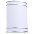 NUVO 62-1885 (LED GLAMOUR BN WALL SCONCE) Glamour - LED Wall Sconce - Brushed Nickel Finish - 27K/3K/35K/4K/5K CCT Selectable
