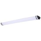 NUVO 62-1972 (LED GLAMOUR 49" BL VANITY) Glamour - LED 49 Inch Vanity - Black Finish - 27K/3K/35K/4K/5K CCT Selectable