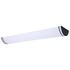 NUVO 62-1980 (LED GLAMOUR BL 50" LINEAR) Glamour - LED 50 Inch Linear Flush Mount - Black Finish - 27K/3K/35K/4K/5K CCT Selectable