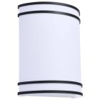NUVO 62-1985 (LED GLAMOUR BL WALL SCONCE) Glamour - LED Wall Sconce - Black Finish - 27K/3K/35K/4K/5K CCT Selectable
