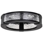 NUVO 62-2002 (DARROW 13" LED FLUSH MOUNT) Darrow - 13 Inch LED Flush Mount - Matte Black - Acrylic Panels