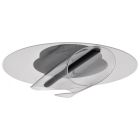 NUVO 62-2024 (GENEVA 18" LED FLUSH MOUNT) Geneva - 18 Inch LED Flush Mount - Matte Black - Silk Screeened Acrylic Lens