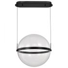 NUVO 62-2034 (ARVADA 20" LED PENDANT) Arvada - 20 Inch LED Pendant - Matte Black - Silk Screened Acrylic Lens